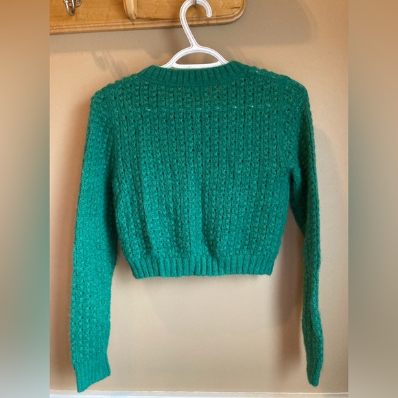 Mohair cropped cardigan (Wilfred) - Picture 5 of 7